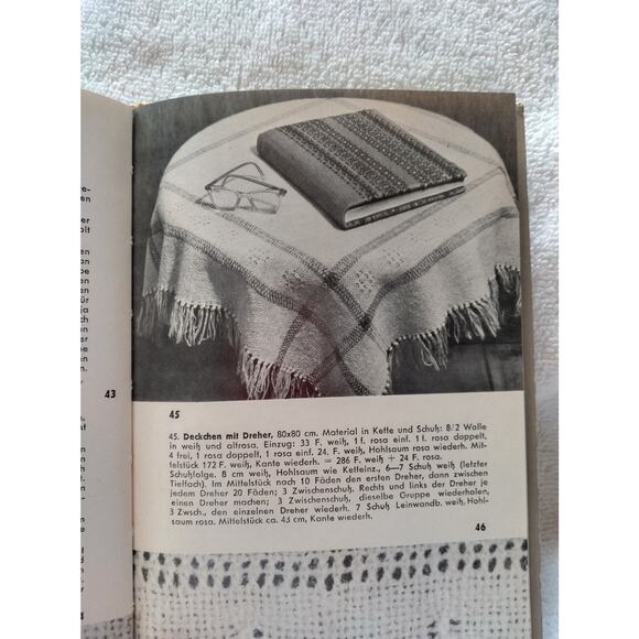 Weben Auf Kircher-Rahmen, Ursula Kircher, 1969, HB, weaving, German, Becker - Picture 9 of 10